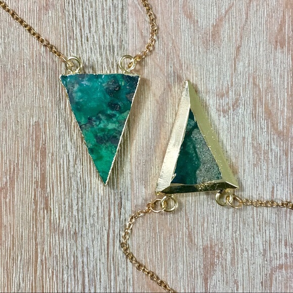 💫🆕 E&L ✨🌙 Chrysoprase Australian Jade Necklace - Picture 3 of 8